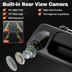 Tailgate Handle Backup Camera Compatible with 2014-2020 Toyota Tundra, 2016-2022Toyota Tacoma Tailgate Handle Rear View Reverse Camera RCA Connector Backup Kit Replaces# 97982 69090-0C090 69090-0C091