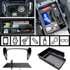 DIAMOOKY 3PCS Center Console Organizer Compatible with Toyota 4Runner 2024 2023 2022 2021 2020 2019-2010 Glove Box Organizer Gear Shift Tray Armrest Storage Box 5th Gen 4 Runner Accessories
