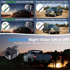 Backup Camera Ease Install for Car - USB Plug and Play, HD 1080P Rear View Camera Kit, Waterproof, Night Vision for Cars, Truck, SUV, Van, Camper