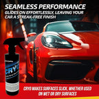 DURA-COATING TECHNOLOGY, CRYO Hybrid Ceramic Spray Sealant - Ceramic Spray Sealant & Detailer for Smooth & Streak-Less Finish - 16 oz Bottle of Hybrid Polymer Ceramic Spray Sealant & Plush Towel