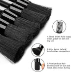 HMPLL 9pcs Auto Car Detailing Brush Set/ Interior Cleaning Kit Includes 5 Soft Premium Detail Brush, 3 Wire Brush & 1 Vent Cleaning Brush for Cleaning Interior, Dashboard, Engines, Leather, Wheel