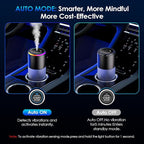 Klomsuw Car Air Freshener, Smart Car Air Freshener,car Diffuser with 150 ML (5oz) Capacity Multi-fragrance,RGB Music Syncing Light, Auto On/Off (Cologne)