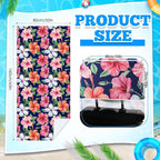 Hahafelt 4 Pack Car Seat Towel Covers with Storage Bag, 63 x 32 Inch Universal Non Slip Waterproof Sweat Protector for Car Truck, Gym Swimming Running, Machine Washable (Tropical Summer Flower)