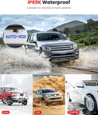 AUTO-VOX Backup Camera for Car Easy Setup Plug-Play: 4.8" 1080P No-Delay Clear Night Vision Rear View Camera, IP69K Waterproof 3X Zoom Back Up Camera Systems for Truck SUV Pickup Van