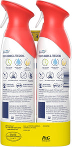 Febreze Air Mist Air Freshener Spray, Odor-Fighting Room Spray, Air Fresheners for Home and Bathroom and Kitchen, Aerosol Can, Sweet Watermelon Vine Scent, 8.8oz (Pack of 2)