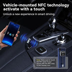 Wireless Auto Adapter, Wireless Carplay Adapter, Latest NFC Touchscreen Connectivity, Plug-and-Play for Android Devices (Android 11 and Above)