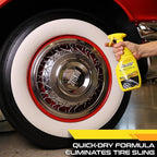 Formula 1 Black Gold, Long-Lasting Tire Shine Restores Glossy Black Color to Rubber and Plastic Trim, Water Resistant with UV Protection, 23oz