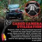 Z Automotive Z_JT_CAM JT Front Camera fits 2020 2023 Gladiator Wrangler - Grille-Mounted - Standard Definition - Easy to Install - Perfect for Trails & Parking
