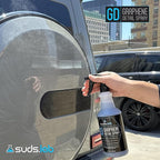 Suds Lab GD Graphene Detail Spray – High Gloss Shine & UV Protection for Cars – Fast-Acting Coating for Paint, Clear Coat & Glass – Water Beading, Long-Lasting Protection, 32oz
