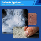 Modified Acrylic Concrete Paver Super Sealer,Penetrating Wet Natural Look, Cures in 6 Hours, 5 Year Life, Non-Toxic, Zero VOCs, Pet Friendly, Patio, Driveway, Roof, Pool Decks,Garages (1 Gallon)