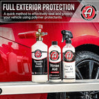 Adam's Polishes Rinse Aid 16oz - Enhances Gloss, Slickness, Color - Use With Foam Gun or Foam Cannon - Ceramic Coating Silica Infused Complete Vehicle Protectant and Exterior Sealant