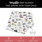Milk Snob Marvel Infant Boy/Girl Swaddle Blanket, Soft Receiving, Security and Play, Toddler Infant Newborn Bedding, Baby Shower, Baby Registry Gift (Mighty Heroes) 34 * 34 inches