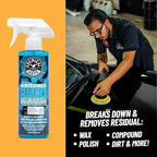 Chemical Guys 6.5" Buffing Pad Sampler Kit - 4 Piece Detailing Set with 3 Professional Foam Pads and 16 oz Polishing Pad Cleaner - Works with Dual Action and Rotary Polishers Using 6" Backing Plates