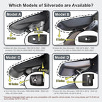 Mangoal 4K Front & 2K Rear 2 Channel HDR Dash Cam, Dual STARVIS 2 IMX678 IMX675 for Chevy Silverado 1500 2014 2015 2016 2017 2018 2500 HD/3500 HD 2015-2019 (Model D), 5GHz WiFi, GPS, 128GB