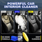 Multifunctional Foam Cleaner for Car - Car Interior Cleaner & Deep Stain Remover for Home, Powerful Foam Removes Dirt and Stains from Seat, Fabric and Carpets - 5oz / 150ml