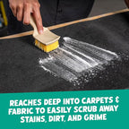 Chemical Guys Induro 7 Heavy Duty Interior Carpet & Upholstery Detailing Brush – Durable Bristles, Car Carpet Brush for Deep Cleaning Fabric, Mats & Seats, Ergonomic Grip for Comfort and Control