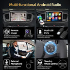 2+64G for KIA Sorento 2015 2016 2017 2018 2019 2020 Android Car Stereo with Wireless Carplay and Android Auto - 10 Inch HD Touchscreen Radio with EQ GPS WiFi FM/RDS + AHD Rear View Camera, MIC
