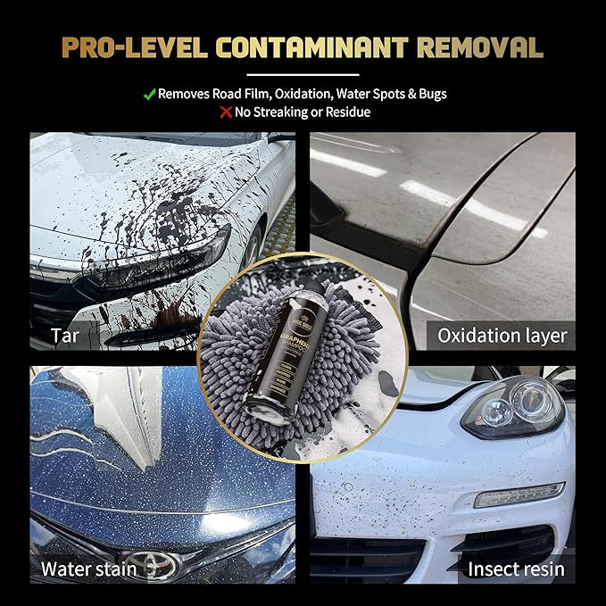 Magic Shield Graphene Shampoo – pH Neutral Car Wash | Advanced Hydrophobic & SiO2 Protection | Deep Cleans & Enhances Shine | Safe for Ceramic Coatings & All Paint Types – 16oz