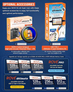 ROVE R2-4K Dash Cam Built-in WiFi 6 GPS Car Dashboard Camera Recorder with UHD 2160P, 2.4" IPS Screen, 150° Wide Angle, WDR, Night Vision