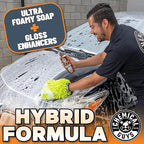 Chemical Guys TORQ Foam Blaster Wash & Wax Kit with Hybrid V7 Car Wash Soap and Hybrid V7 High Gloss Liquid Car Wax (3 Items, 32 Fl oz)