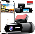 4K Dash Cam Front,Built-in 5G WiFi,64GB Card Included, Dash Camera for Cars, Mini 1.5" IPS Screen Dashcam with App Control,Super Night Vision, Loop Recording, G-Sensor, 24 Hours Parking Monitor