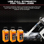 Tornador TC-ENZYME Multi-Purpose Enzyme Cleaner 2oz 3-Pack | Heavy-Duty Spot & Stain Remover with Odor Control | Use Black, Classic, or TornadorMAX Tools or Spray Bottle