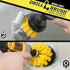 Bathroom Cleaning Brush Set - Cleaning Scrub Brush - Tile Cleaning Brush - Power Cleaning Brush - Scrub Brush - Brush Cleaning Tool - Grout Cleaning Tool - Home Cleaning Gadgets - Clean Shower Brush