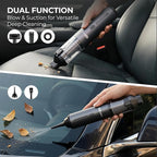 Apical Life Handheld Vacuum Cleaner, EV1396 Cordless 100W 16000Pa Strong Suction with 14–24 Min Runtime, Multi-Nozzle Design & Floor Brush for Home Cleaning, Car Detailing & Tight Spaces