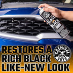 Chemical Guys Black On Black Trim Shine - 2 Pack,11 oz Each, Sprayable Dressing for Trim, Tires, Plastic & Vinyl High Gloss Finish, Dry-to-The-Touch, Easy Spray Application