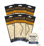 Worldwide Nutrition Tyler AutoGlam Car Air Fresheners - French Market Scent - 6 Pack with Multi-Purpose Keychain