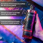Blackline Automotive Extreme Foaming Car Shampoo - Extreme Ultra Foam Perfect for Ceramic Coatings - Compatible with Foam Cannon for Pressure Washer (16 Fl Oz, Cotton Candy)