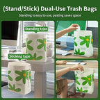 Disposable Car Garbage Bin Bags, Vomit Trash Bags made with Recycled HDPE for Boat, Plane, Travel, Camping, Bedroom, Study Room, Office and Car, 20 pcs