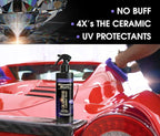 16oz Graphene Ceramic Coating Detail Spray Wax - The Best Protection Against Scratches, Swirls, Paint Chips, No Buff, 6 month Protection (16 Fl Oz)