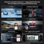 ATOTOZONE X10 9" Double DIN Car Stereo, 8G+128G Android Head Unit, AI Agent, Re-Mote Wake, Golden Hour Alert, AI Vision, 7.1.2-Ch Audio, Hi-Volt RCA, HDMI in, ADS Protocol,4G LTE, Wireless CP & AA