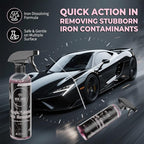 Magic Shield Iron Remover Spray for Cars 68oz – pH-Neutral Iron and Fallout Remover for Car, Motorcycle, RV & Boat | 5-Minute Reaction, Effective on Wheels & Paint | All-In-One Solution