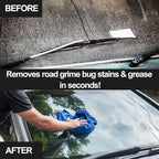 ABRO Windshield Washer Concentrate - 473ml, 2-in-1 All-Season Cleaner & Anti-Freeze, Up to -25°F (-31.5°C) Freeze Protection, Streak-Free Cleaning, Bug and Tar Removal