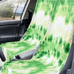 Hahafelt 2 Pack Car Seat Towel Covers with Storage Bag, 63 x 32 Inch Universal Non Slip Waterproof Sweat Protector for Car Truck, Gym Swimming Running, Machine Washable (Green Tie Dye)