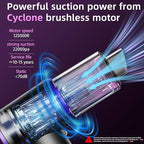 Aihoye Car Vacuum Portable Cordless, 22000PA High Power Mini Vacuum Cleaner with Brushless Motor, 4-in-1 Handheld Vacuum Cleaner & Air Duster for Car, Home, Office, Camping, Pet