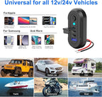12V USB Outlet RV 3 Ports, Dual PD 30W and Quick Charge QC3.0 Car Socket Charger with Blue Indicator Light and Switch, Car USB Panel Wall Surface Mount Charging Accessories for Marine Bus Boat ATV