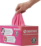 Arkwright Smart Rags Microfiber Cleaning Cloths Bulk, Case of 400, Lint Free 180 GSM Reusable Towels for Auto, Office and Household Cleaning, 12 x 12 in, Pink