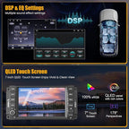 Car Radio Stereo for Dodge Ram Pickup 1500/2500(2009-2012),for Dodge Challenger&Avenger(2008-2014), Android 13.0 (4G RAM 64G ROM) Touch Screen with Wireless Carplay& Android Auto