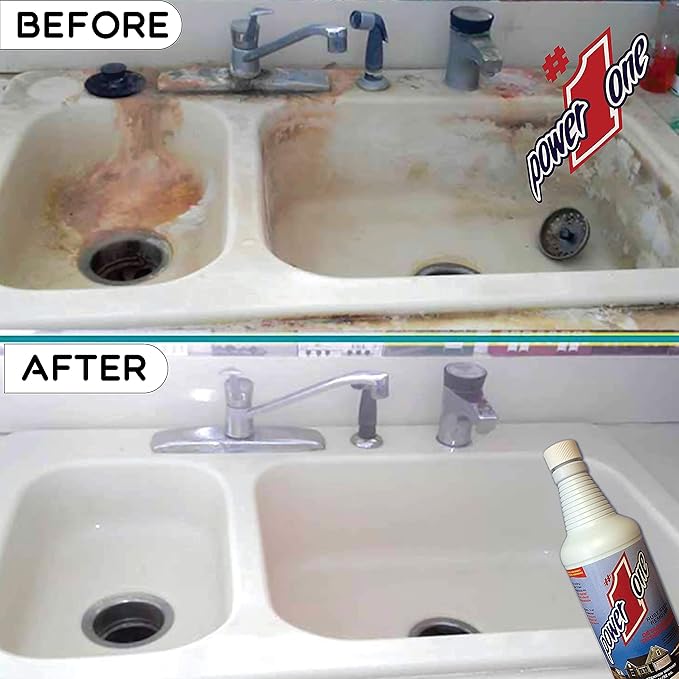 Boat Hull Cleaner for Fiberglass Boats 32 oz - Hard Water Stain Remover, Rust Cleaner Liquid, Calcium Remover, Gel Coat Care, Professional Boat Cleaning Supplies for Deck Wash and Hull Cleaning