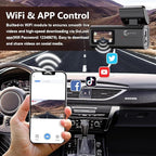 2K Front Dash Cam with WiFi, Diamond Lark 1440P Dash Camera for Cars with Free 32GB Card, Dashboard Dashcam, 1.47” LCD Screen, 170°Wide Angle, 24H Parking Mode, Night Vision, Detachable Bracket