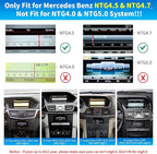 Road Top Wireless CarPlay & Android Auto Retrofit Kit for Mercedes-Benz E-Class W212 E Coupe C207 2012-2015, NTG4.5/4.7 System, CarPlay Interface Decoder, MirrorLink, Backup Camera, OEM Knob Control