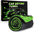 48"x24" XXL Car Drying Towel, 1300GSM Dual-Sided Microfiber Car Drying Cloth, Super Absorbent & Scratch-Free Lint-Free Wash Towel for Car, SUV, Truck & RV Cleaning (Machine Washable)