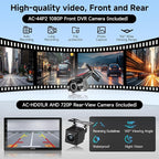 ATOTOZONE A5L 7" Android Double Din Car Stereo with 1080P DVR Dash Cam & Backup Camera, Wireless CarPlay Android Auto, Wi-Fi/USB Tethering, 24EQ, AI Chat, GPS Tracking, LRV, OTA Upgrade