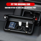 Dashboard Behind Screen (8-Inch) Storage Box for 2026 2025 2024 Toyota Tacoma & 2025 2026 4runner Accessories, Center Console Organizer Tray with Anti-Slid Pad for 4th Gen Tacoma (8 Inch Screen only)