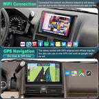 4G+64G Car Radio for Honda CRV 2002 2003 2004 2005 2006, Support Wireless Carplay&Android Auto, Bluetooth/Voice Control/GPS/WiFi/Back-up Camera/SWC/FM, 9 Inch IPS Touch Screen for Honda CRV