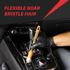 Maxshine Medium #12 Universal Detailing Brush – Classic Boar’s Hair Bristles, Soft & Durable – Professional Brush for Interior, Exterior, Leather Seats, Engine Bay & Wheels