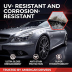 20H Crystal Serum Light Ceramic Coating Kit 50ml – Provides Up to 9+ Years of Hydrophobic Gloss, Scratch & Stain Protection, Brilliant Gloss & Mirror Shine – Easy & Effective for Car Paint, Trim, and Plastic